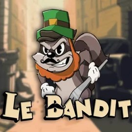 Le Bandit slot logo by Hacksaw Gaming at Lapland Casino