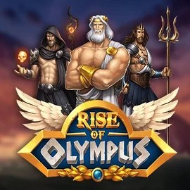 Rise of Olympus slot logo by Play'n GO at Lapland Casino